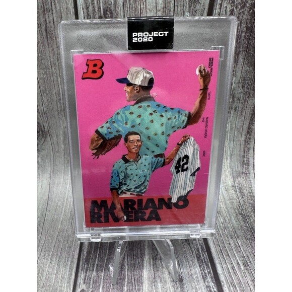 TOPPS PROJECT 2020 #363 MARIANO RIVERA by Jacob Rochester 1992 YANKEES - Picture 1 of 10